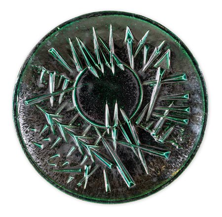 Arnaldo Pomodoro (Morciano Di Romagna, 1926 - 0) Piatto rotondo 2003 Gres...