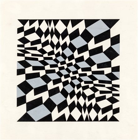 Franco Grignani (Pieve Porto Morone, 1908 - Milano, 1999) Intertensioni 1980...