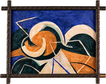 Neri Nannetti (Firenze, 1890 - Firenze, 1963) Omaggio all'amico Balla...