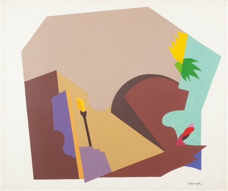 Antonio Marasco (Nicastro, 1896 - Firenze, 1975) Vitalizzazione di paesaggio...