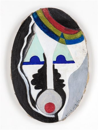 Mino Delle Site (Lecce, 1914 - Roma, 1996) Maschera stato d'animo (il...