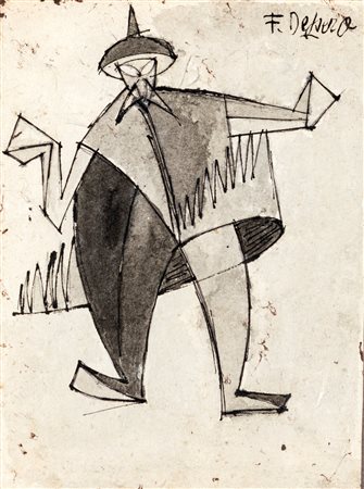 Fortunato Depero (Fondo, 1892 - Rovereto, 1960) Costume per mandarino cinese...