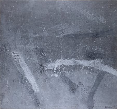 Toti Scialoja (1:Principale) (Roma, 1914 - Roma, 1998) Il cane 1990 Vinilico...