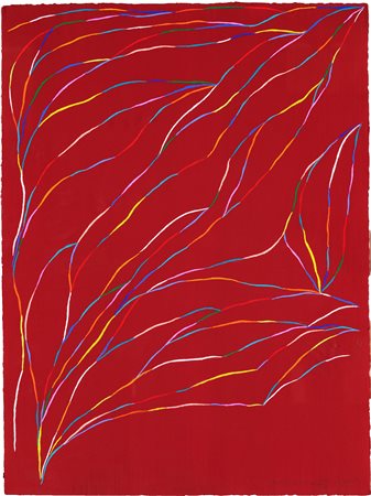 Piero Dorazio (Roma, 1927 - Perugia, 2005) Senza titolo 1998 Tempera su...