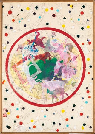 Alighiero Boetti (Torino, 1940 - Roma, 1994) Senza titolo (animali misti)...