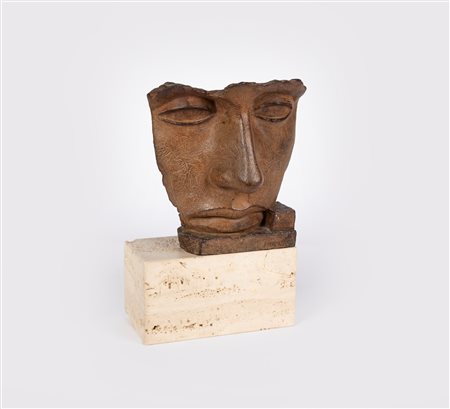Igor Mitoraj (Oederan, 1944 - Parigi, 2014) Volto 1992 Scultura in bronzo cm...