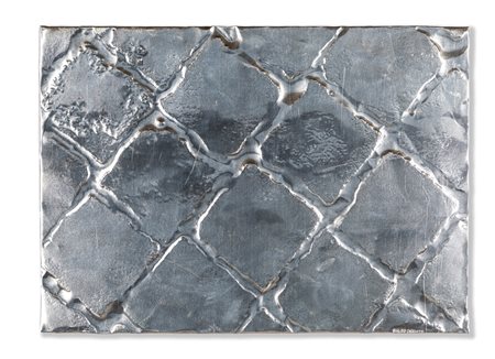 Baldo Diodato (Napoli, 1938 - ) Sanpietrini 2015 Bassorilievo in alluminio...