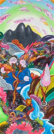 Luca Alinari (Firenze, 1943 - Firenze , 2019) Paesaggio 1995 Olio su tela...