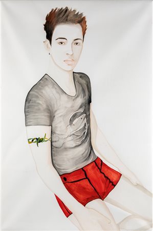 Vedovamazzei ( - ) Untitled 2007 Matita, pastelli e acquarello su carta cm...