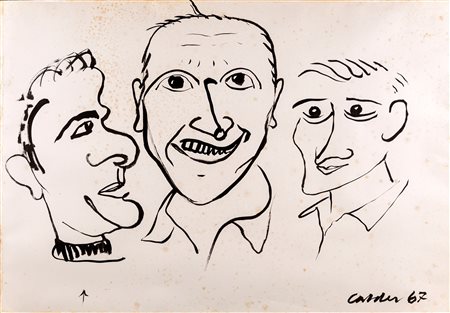 Alexander Calder (Lawnton, 1898 - New York, 1976) Ritratto di Calder,...