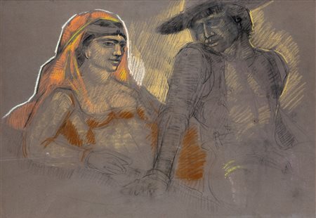 Danilo Donati (Luzzara, 1926 - Roma, 2001) Costumi di scena Carboncino e...