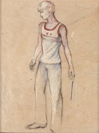 Piero Tosi (Sesto Fiorentino, 1927 - Roma, 2019) Ragazzo con stiletto -...