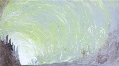 Pier Luigi Samaritani (Novara, 1942 - Roma, 1994) Bozzetto per Manfred 1966...