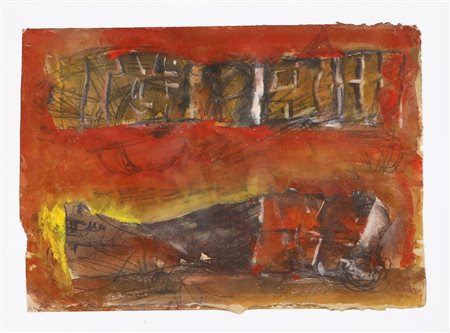 Mario Sironi (Tempio Pausania, 1885 - Milano, 1961) Composizione 1955 ca...