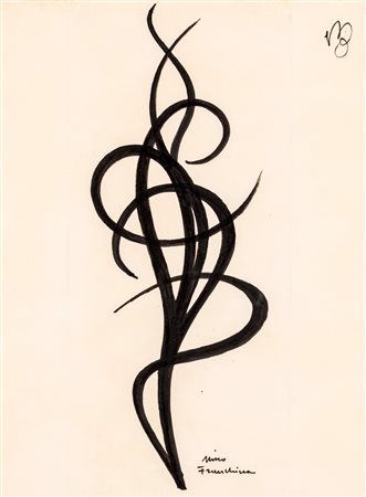 Nino Franchina (Palmanova, 1912 - Roma, 1987) Senza titolo Pennarello su...