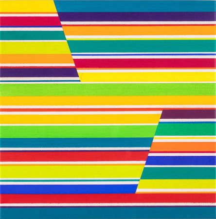 Pino De Luca (Lecce, 1939 - ) Policromia 2844 1981 Acrilico su tavola cm...