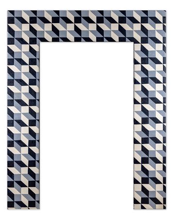 Mario Lamorgese (Napoli, 1957 - ) Senza titolo 2001 Olio su tela applicata su...