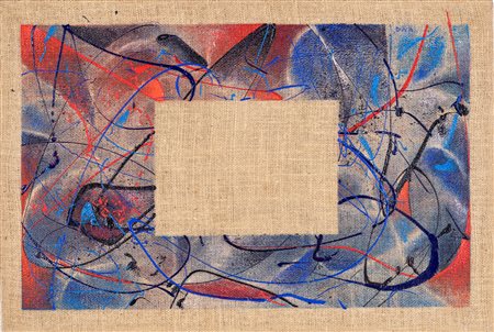 Domingo Notaro (Palermiti, 1939 - ) Cosmo-si-napsi Tecnica mista su tela cm...