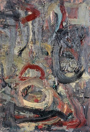 Li Xian Jang ( - ) Senza titolo 1988 Olio su tela cm 150x100 .