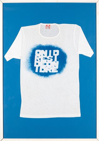 Alighiero Boetti (Torino, 1940 - Roma, 1994) T-shirt e progetto Lotto...