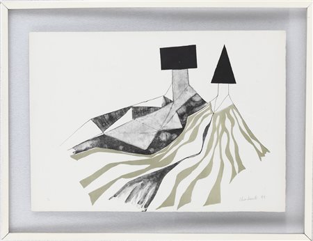 Lynn Chadwick (Londra, 1914 - Gloucestershire, 2003) Senza titolo 1973...