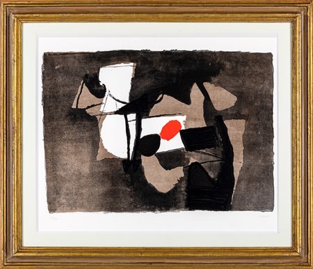 Afro Basaldella (Udine, 1912 - Zurigo, 1976) Composizione Arancione 1966...