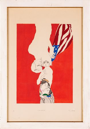 Masao Yoshida (Tsuchiura, 1934 - ) Senza titolo 1968 Acquaforte/acquatinta cm...