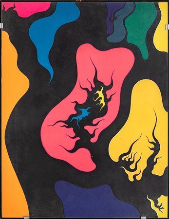 Luigi Boille (Pordenone, 1926 - Roma, 2015) Sak 1971 Litografia ritoccata cm...