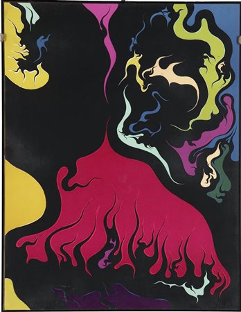 Luigi Boille (Pordenone, 1926 - Roma, 2015) Acre 1971 Litografia cm 65x49...