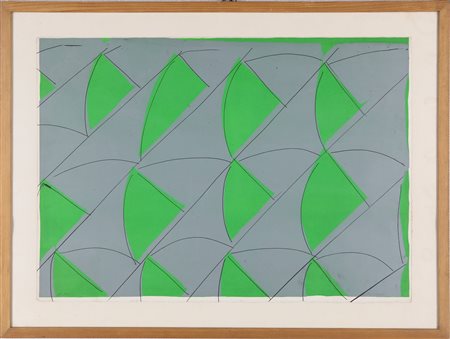 Carla Accardi (Trapani, 1924 - Roma, 2014) Senza titolo Serigrafia cm 50x70 -...