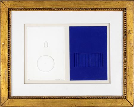 AGOSTINO BONALUMI (Vimercate, 1935 - Desio, 2013) Senza titolo Lotto di due...
