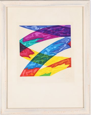 Piero Dorazio (Roma, 1927 - Perugia, 2005) Onde II 1970 Acquatinta su zinco a...