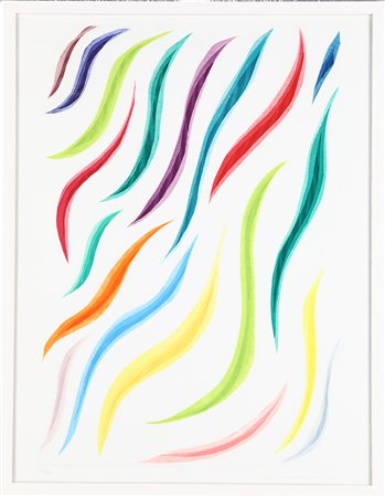 Piero Dorazio (Roma, 1927 - Perugia, 2005) Grazia 1993 Acquatinta cm 76x58 -...