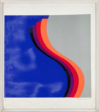 Patricia Grimshaw (1938 - ) Senza titolo 1969 Serigrafia cm 70x61 - in...