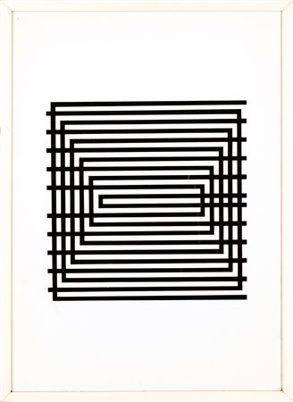 Mario Ballocco (Milano, 1913 - Milano, 2008) Senza titolo Serigrafia cm 70x50...