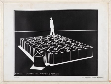 Nicola Carrino (Taranto, 1932 - Roma, 2018) Costruttivo 1/69 Situazione...