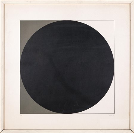 Mario Ballocco (Milano, 1913 - Milano, 2008) Senza titolo 1977 Serigrafia cm...