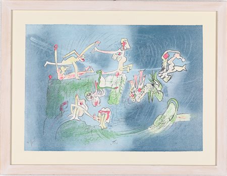 Sebastian Matta (Santiago Del Cile, 1911 - Civitavecchia, 2002) Voci e risate...