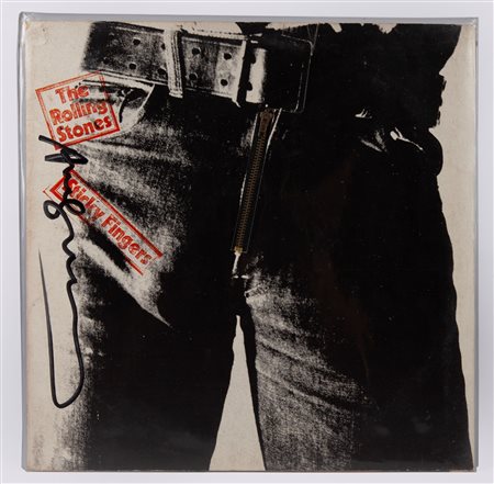 Andy Warhol (Pitsburg, 1928 - New York, 1987) Cover dell'album The Rolling...