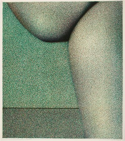 Franco Sarnari (Roma, 1933 - Scicli, 2022) Frammento litografia cm 56,5x50...