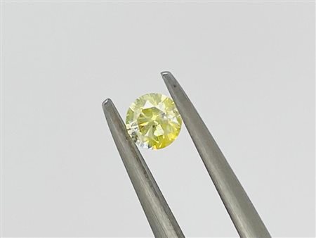 DIAMANTE 0,3 CT COLORE FANCY GIALLO PUREZZA SI2 - TAGLIO BRILLANTE - F20305-14
