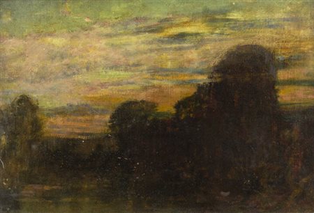 ALBERTO PASINI<BR>Busseto (PR) 1826 - 1899 Torino<BR>"Paesaggio"