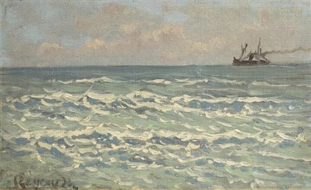 ENRICO REYCEND<BR>Torino 1855 - 1928<BR>"Marina"