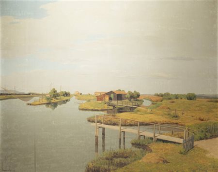 MEMO VAGAGGINI<BR>Santa Fiore (GR) 1892 - 1955 Firenze<BR>"Calambrone" 1939