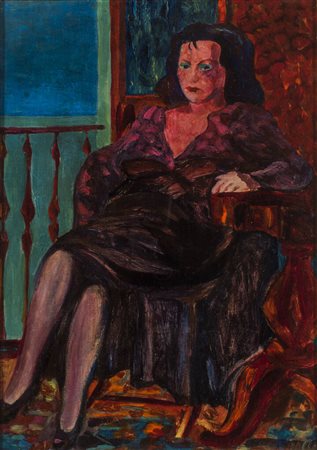 ALIGI SASSU<BR>Milano 1912 - 2000<BR>"Miriam" 1938