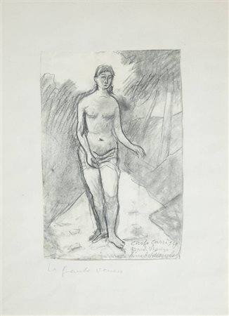 CARLO CARRA'<BR>Quargnento (AL) 1881 - 1966 Milano<BR>"La grande Venere" 1949