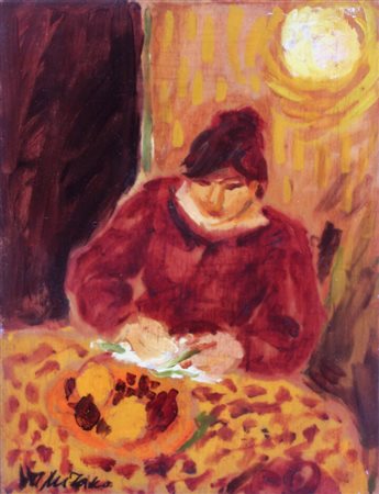 GIULIO DA MILANO<BR>Nizza (Francia) 1895 - 1990 Torino<BR>"Figura femminile"