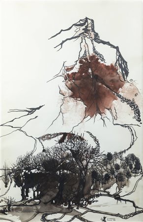 FRANCESCO TABUSSO<BR>Sesto San Giovanni (MI) 1930 - 2012 Torino<BR>"Musinè" Rubiana 1961