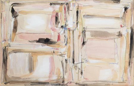 PIERO DORAZIO<BR>Roma 1927 - 2005 Todi (PG)<BR>"Senza titolo" 1957