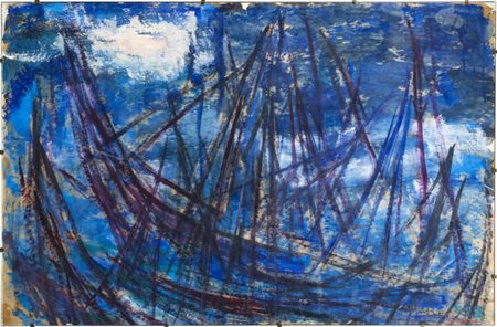 ANTONIO CORPORA<BR>Tunisi (Tunisia) 1909 - 2004 Roma<BR>"Senza titolo"  ante 1960